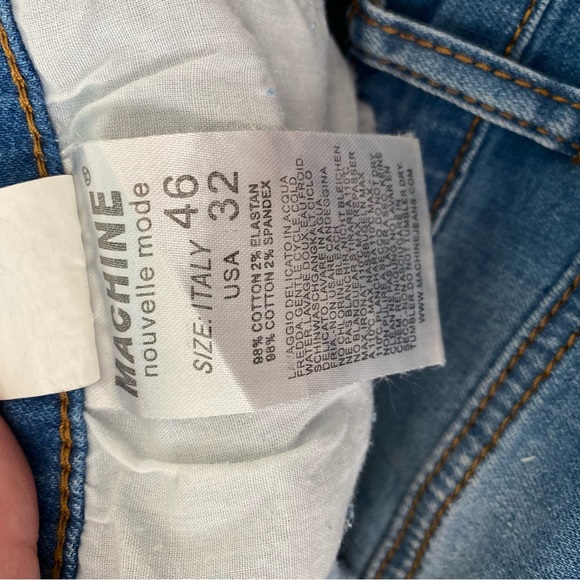 Machine Denim Ripped Jeans Size: 32 - Picture 5 of 6